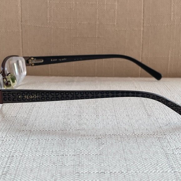 Kate Spade New York Women Eyeglasses Brown Tone Glasses Half Rim Mazie Frame main image 11